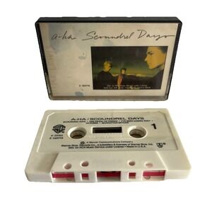 A-Ha‎ Scoundrel Days Original 1986 Warners Cassette Tape